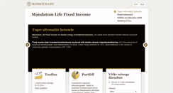 Desktop Screenshot of fixedincome.mandatumlife.ee