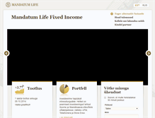 Tablet Screenshot of fixedincome.mandatumlife.ee