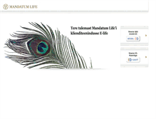Tablet Screenshot of e-life.mandatumlife.ee